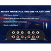 Audiopipe Rca 1 In /3 Out Splitter With 10 Volt Audio Signal Line Driver
