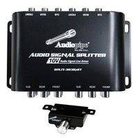 Audiopipe Rca 1 In /3 Out 10v Audio Signal Line Driver With Remote Bass Knob