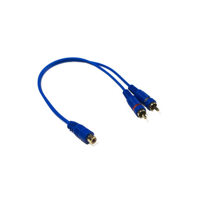 Stinger Rca Y 2m-1f Blue Interconnects (6