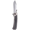 Sog Sideswipe Assisted Folding Knife 3.4" Clip Point Blade Aluminum Handles With Grn Inserts