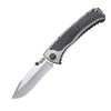 Sog Sideswipe Assisted Folding Knife 3.4" Clip Point Blade Aluminum Handles With Grn Inserts