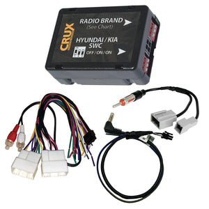 Crux Radio Replacement Interface For Select '10-16 Hyundai/kia Vehicles With Swc