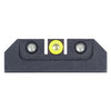 Night Fision Tritium Sights For Taurus G2c/g2/g3/tx22 - Yellow Tritium Front Ring/tritium Black Ring