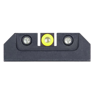 Night Fision Tritium Sights For Taurus G2c/g2/g3/tx22 - Yellow Tritium Front Ring/tritium Black Ring