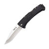 Sog Traction Folding Knife 3.5" Clip Point Plain Blade Black Grn Handles