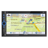 Farenheit 7" Lcd Ddin Navigation Indash Dvd Player Bluetooth Android Phonelink Remote