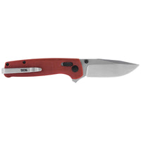Sog Terminus Xr G10 2.95" Folding Pocket Knife (crimson) - Clamshell Package