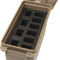 Mtm Tactical Mag Can -for 10 Double Stacked Handgun Mags Dark Earth