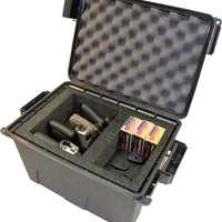 Mtm Tactical Pistol Handgun Case 4 Gun Dark Gray