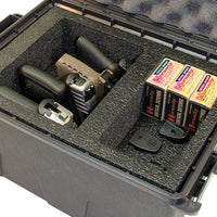 Mtm Tactical Pistol Handgun Case 4 Gun Dark Gray