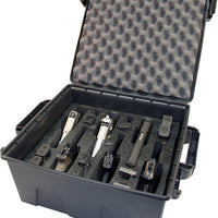 Mtm Tactical Pistol Handgun Case 6 Gun - Dark Gray