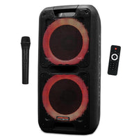 (mpd109xb) Max Power Dual 10” Sub Woofer Bluetooth Speaker With Led Party Lights