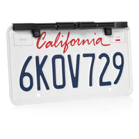 Boyo Ultra Slim Metal License Plate Camera Hd Resolution Black Finish