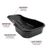 Performance Tool Heavy Duty 2.8 Quart Low Profile Oil Drain Pan