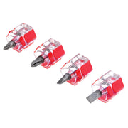 Performance Tool Mini Stubby Screwdriver Set (4 Piece Set)