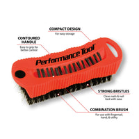 Performance Tool Combo Fingernail Brush With Magnet