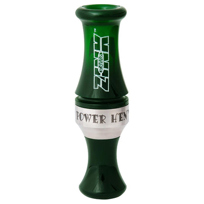 Zink Ph-2 Power Hen - Duck Call Poly Single - Mallard Green