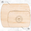 Taurus Birth Sign Hardwood Cutting Board