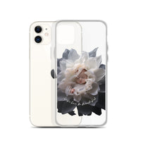 Baby in a Flower 'Life Can Be Beautiful' Clear Case for iPhone®