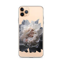 Baby in a Flower 'Life Can Be Beautiful' Clear Case for iPhone®