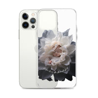 Baby in a Flower 'Life Can Be Beautiful' Clear Case for iPhone®