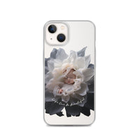 Baby in a Flower 'Life Can Be Beautiful' Clear Case for iPhone®