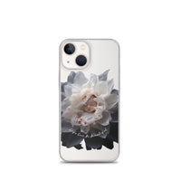 Baby in a Flower 'Life Can Be Beautiful' Clear Case for iPhone®