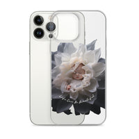 Baby in a Flower 'Life Can Be Beautiful' Clear Case for iPhone®