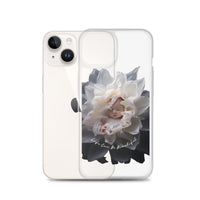 Baby in a Flower 'Life Can Be Beautiful' Clear Case for iPhone®