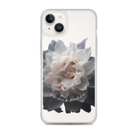 Baby in a Flower 'Life Can Be Beautiful' Clear Case for iPhone®