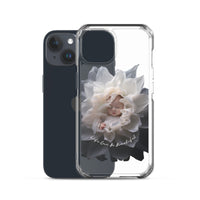 Baby in a Flower 'Life Can Be Beautiful' Clear Case for iPhone®