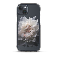 Baby in a Flower 'Life Can Be Beautiful' Clear Case for iPhone®