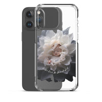 Baby in a Flower 'Life Can Be Beautiful' Clear Case for iPhone®