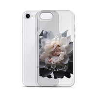 Baby in a Flower 'Life Can Be Beautiful' Clear Case for iPhone®
