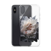 Baby in a Flower 'Life Can Be Beautiful' Clear Case for iPhone®