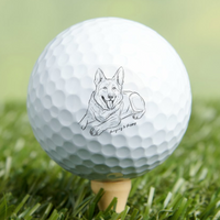 German Shepherd Dog Golf Ball