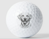 Labrador Dog Golf Ball