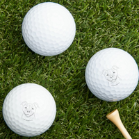 Pitbull Dog Golf Ball