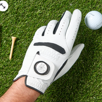 German Shepherd Cabretta Leather Golf Glove
