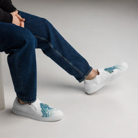 Leo in the Water Men’s Vans Style Slip-on Canvas Shoes