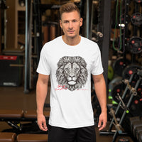 Lion Face Stay Fearless Unisex T-shirt, Can Customize