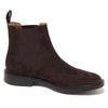 Dark Brown Suede Mens Chelsea Boots