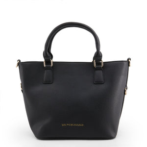 Trussardi - 76BTB01 Black Leather Handbag