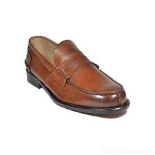 Natural Calf Leather Mens Loafers Shoes