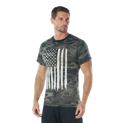 Camo US Flag T-Shirt