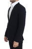 Blue wool GOLD slim fit blazer