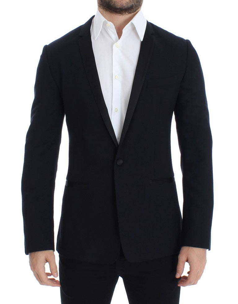 Blue wool GOLD slim fit blazer