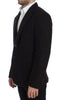 Bordeaux alpaga two button blazer