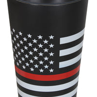 Thin Red Line Flag Travel Mug