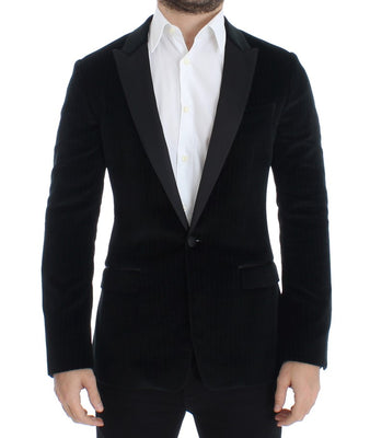 Black striped slim MARTINI blazer